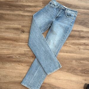 Just Black Blue Straight Leg Jeans